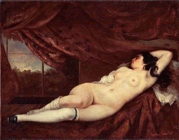 Gustave Courbet Femme nue couchee China oil painting art